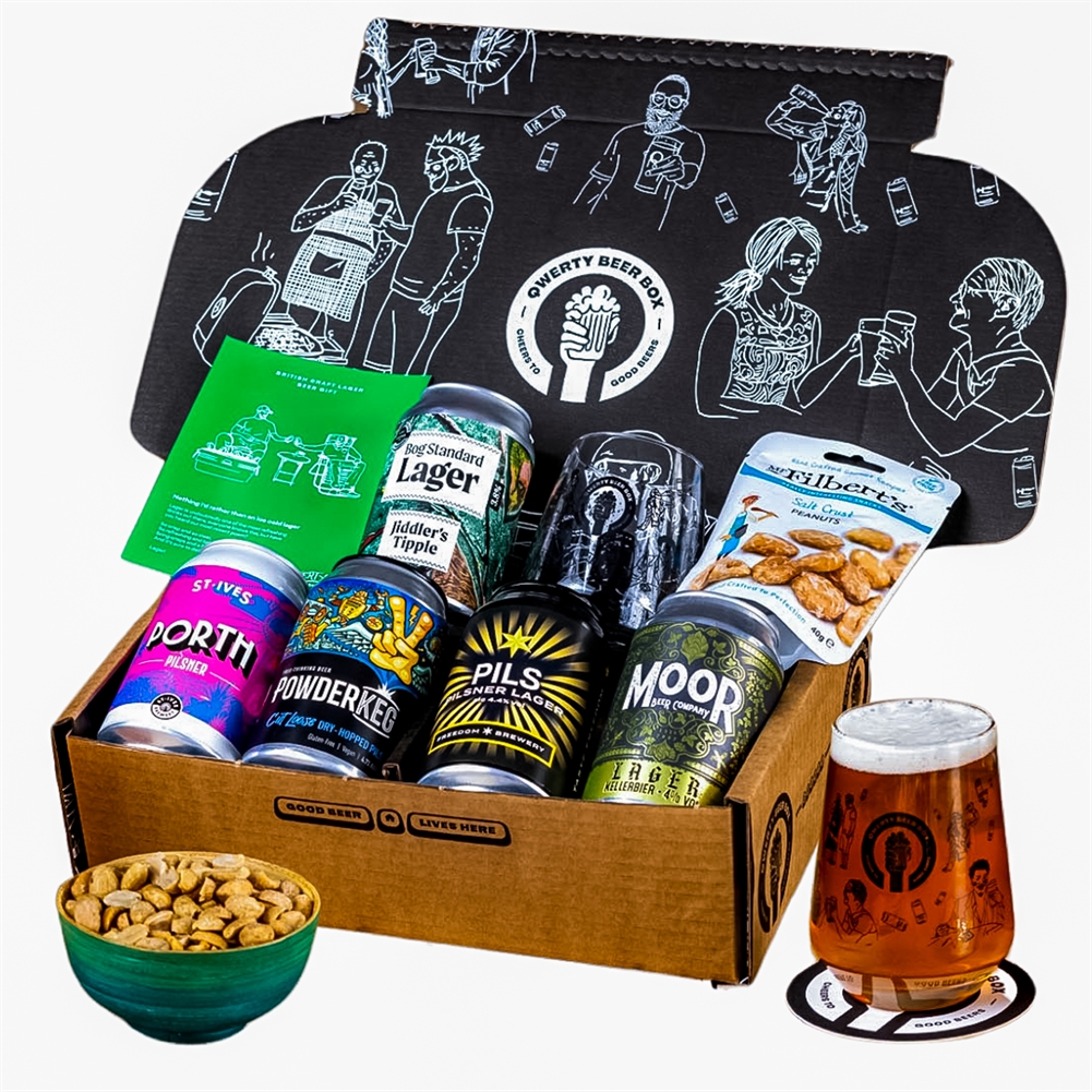 Qwerty Beer Box The Ultimate Craft Lager Hamper