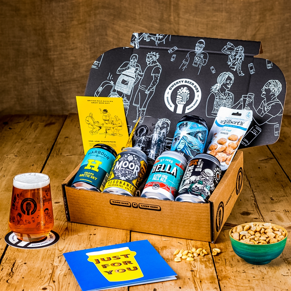 Qwerty Beer Box Pale Ale & Ipa Hampers (5 X 330Ml)