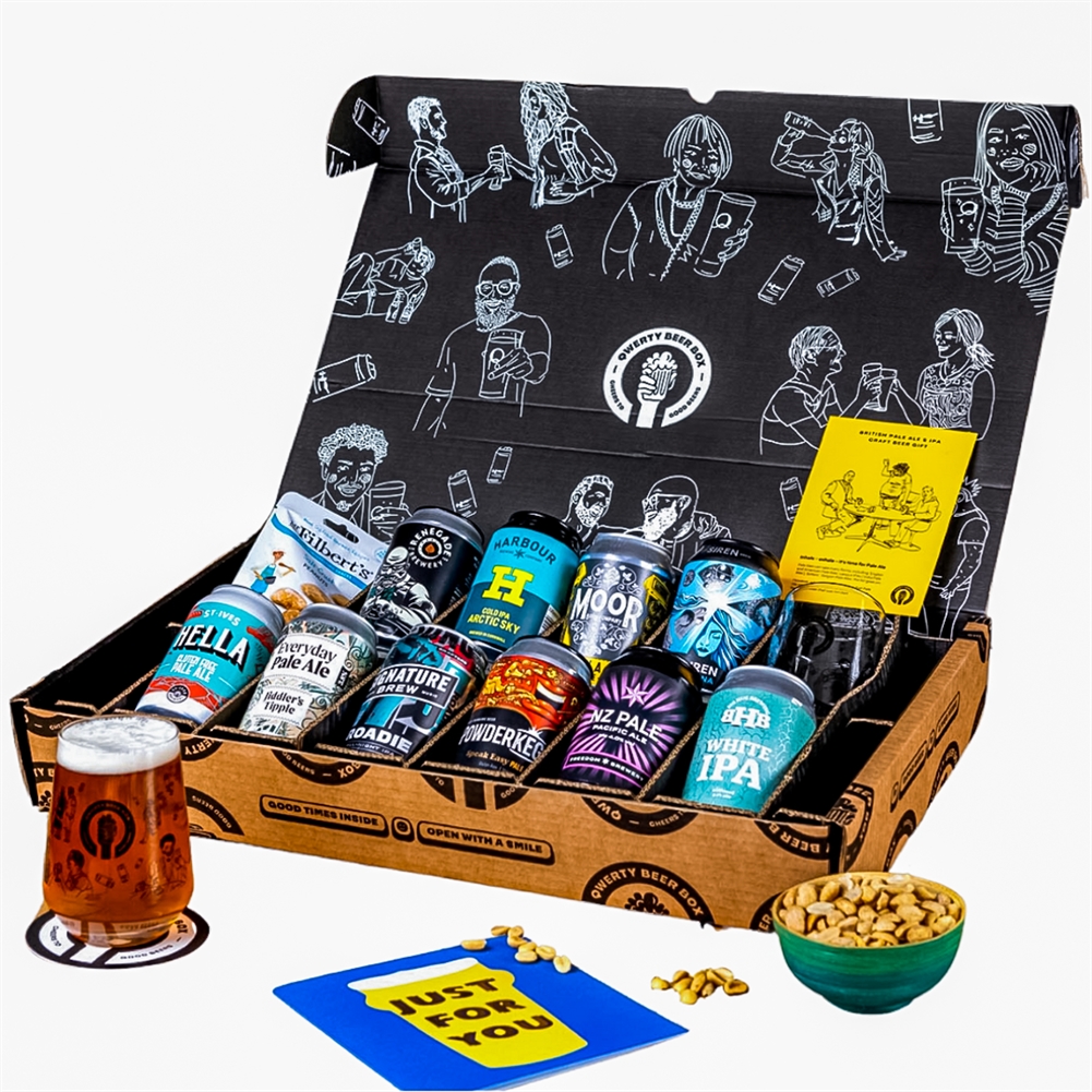 Qwerty Beer Box Deluxe Pale Ale & Ipa Hamper
