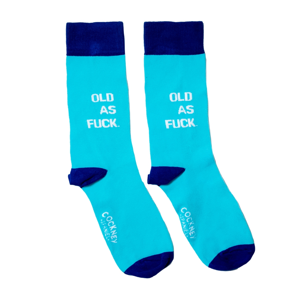 Sock Academy Men's Old As Fuck Novelty Socks