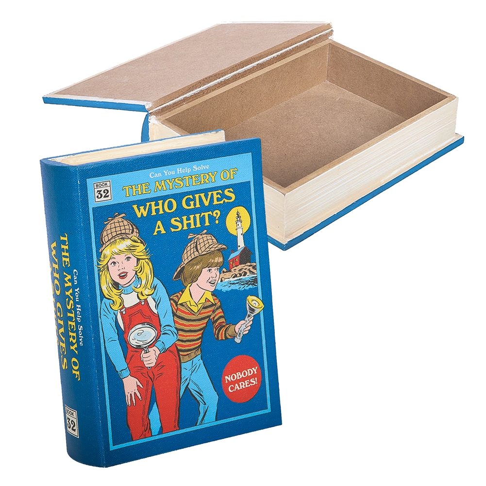 Something Different Wholesale Who Gives A Shit Book-Shaped Storage Box By Steven Rhodes