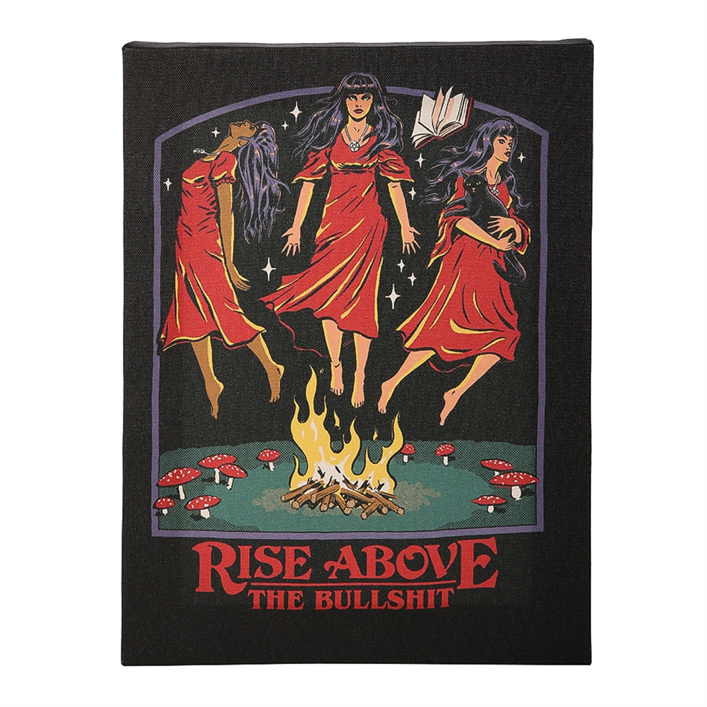 Something Different Wholesale Rise Above The Bullshit Canvas Plaque By Steven Rhodes
