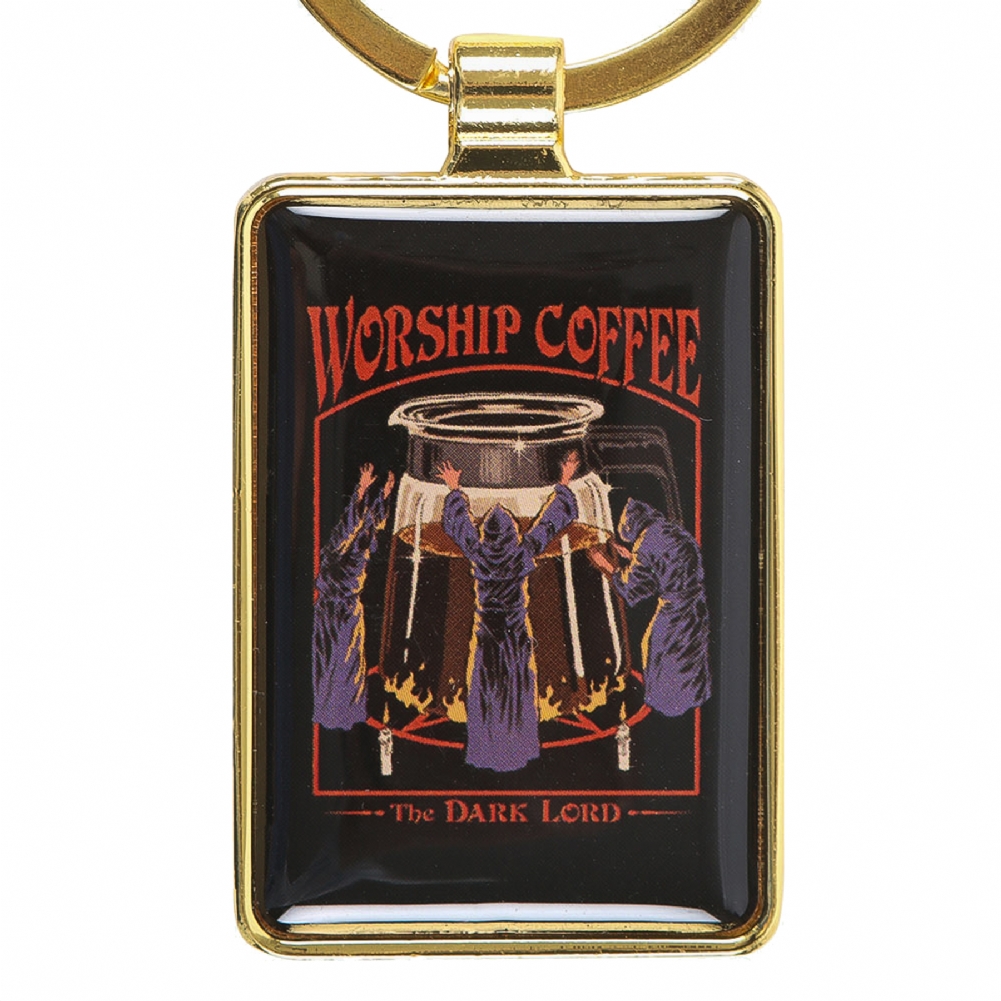 Something Different Wholesale Dark Worship Coffee Keyring By Steven Rhodes