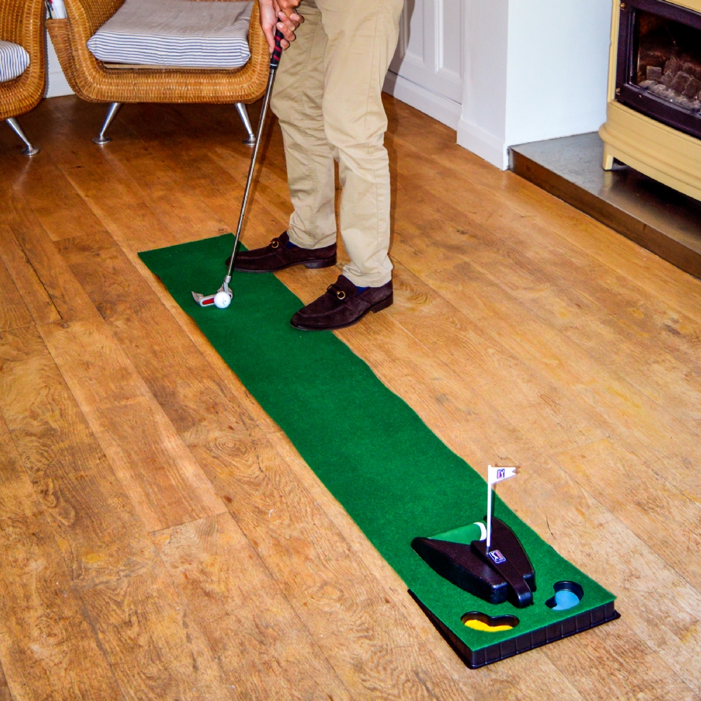 Second Chance Ltd Green Pga Tour 6Ft Auto Golf Putting Mat