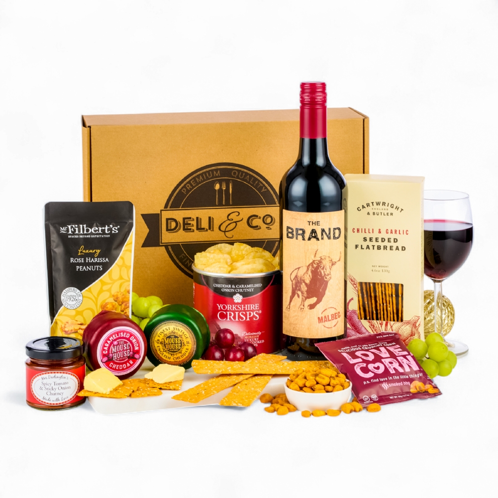 Wine & Cheese Hamper Gift Box Wine & Cheese Hamper Gift Box