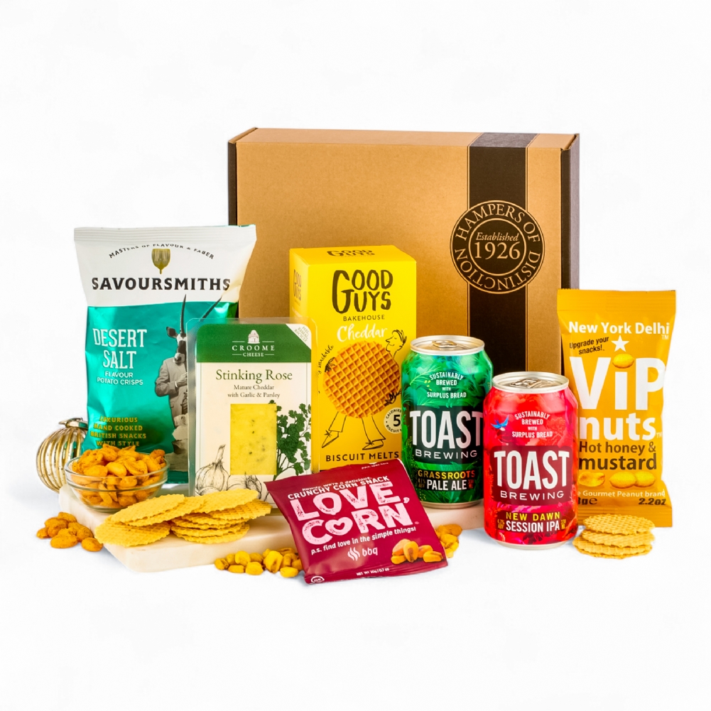 Spicers Of Hythe Ltd. Beer & Cheese Gift Box Hamper