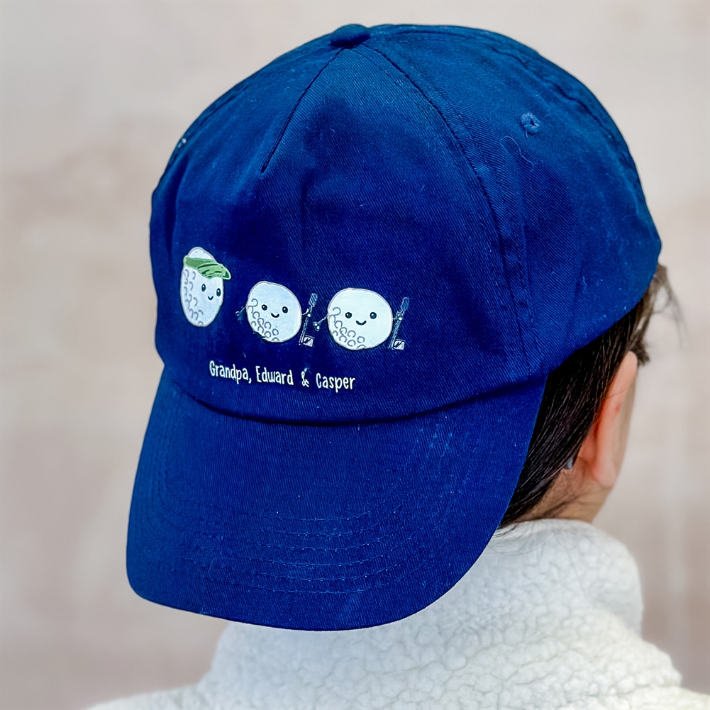 Personalised You and Me Golf Cap Personalised You and Me Golf Cap