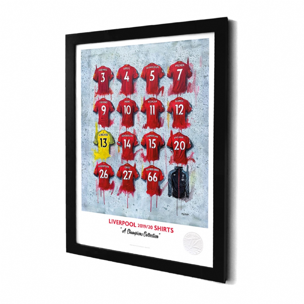 Terry Kneeshaw A3 Framed Special Football Team Prints