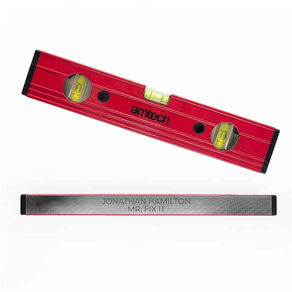 Treat Gifts (Opazlight) Personalised Spirit Level