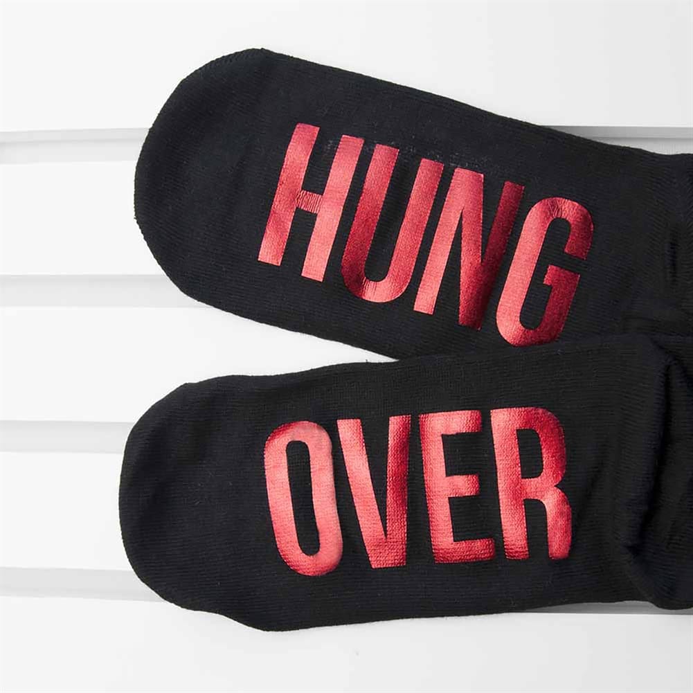 Treat Gifts (Opazlight) Women's Personalised Cheeky Socks ( - Hung Over)
