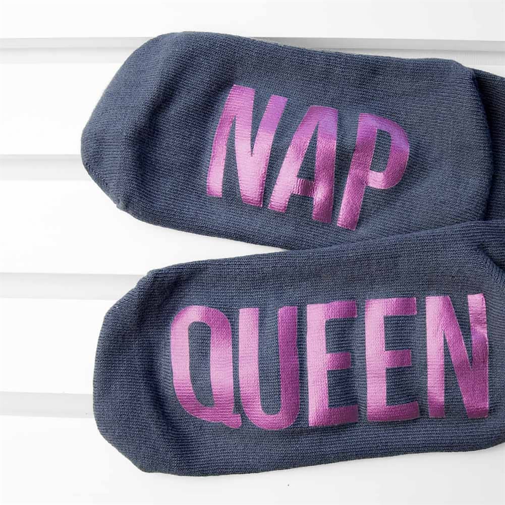 Treat Gifts (Opazlight) Women's Personalised Cheeky Socks ( - Nap Queen)