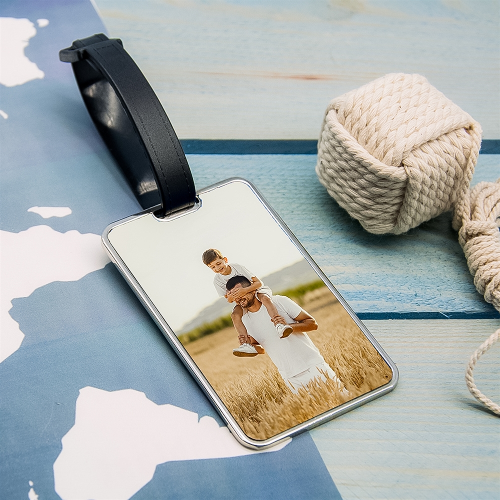 Treat Gifts (Opazlight) Personalised Photo Luggage Tag