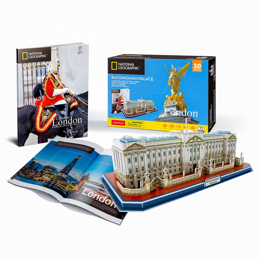 University Games National Geographic 3D Puzzle - Buckingham Palace