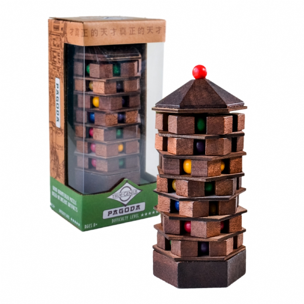 University Games Chinese Pagoda Brain Teaser