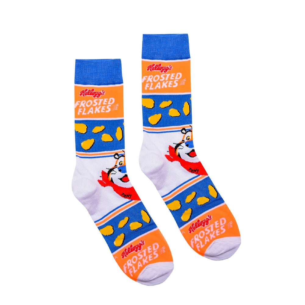 Widdop, Bingham & Co. Ltd Men's Frosted Flakes & Tony Crew Socks For