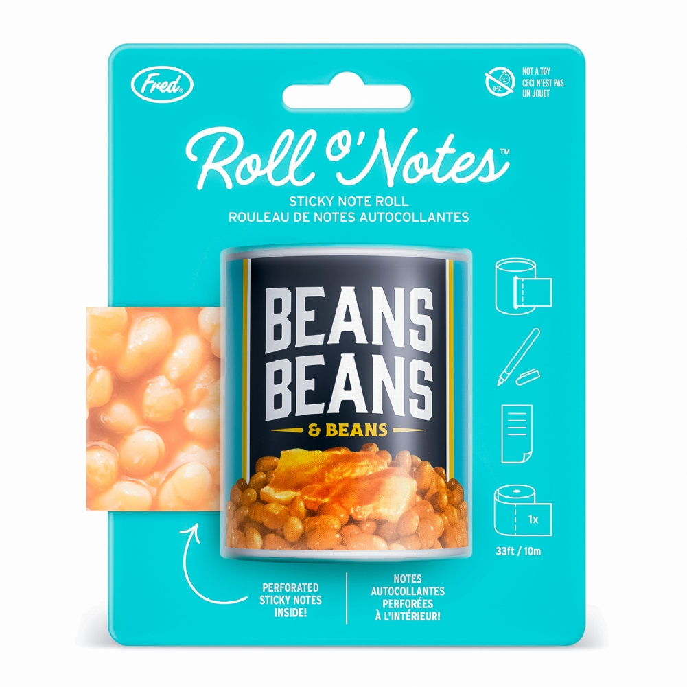 Widdop, Bingham & Co. Ltd Fred Roll O Notes - Stick Notes - Baked Beans
