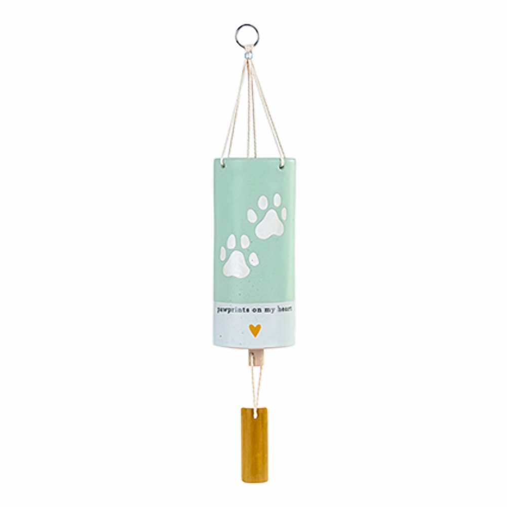 Widdop, Bingham & Co. Ltd White Paw Prints Wind Chime