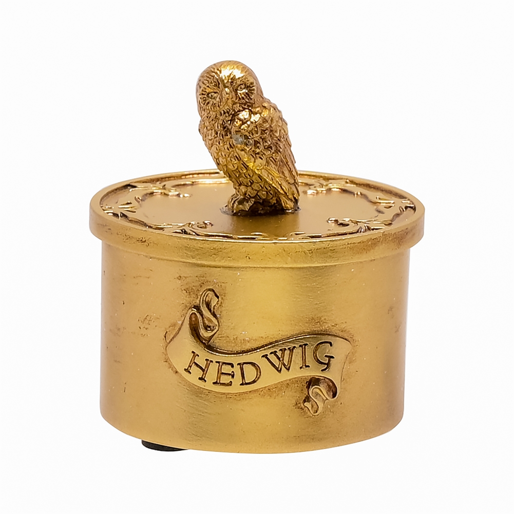 Widdop, Bingham & Co. Ltd Gold Warner Bros Harry Potter Alumni Hedwig Trinket Box