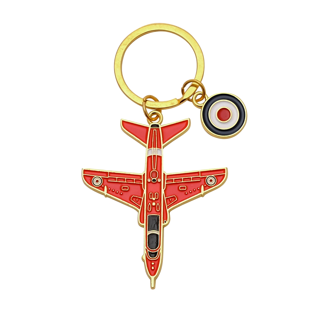 Widdop, Bingham & Co. Ltd Red Raf Arrows Enamel Keyring