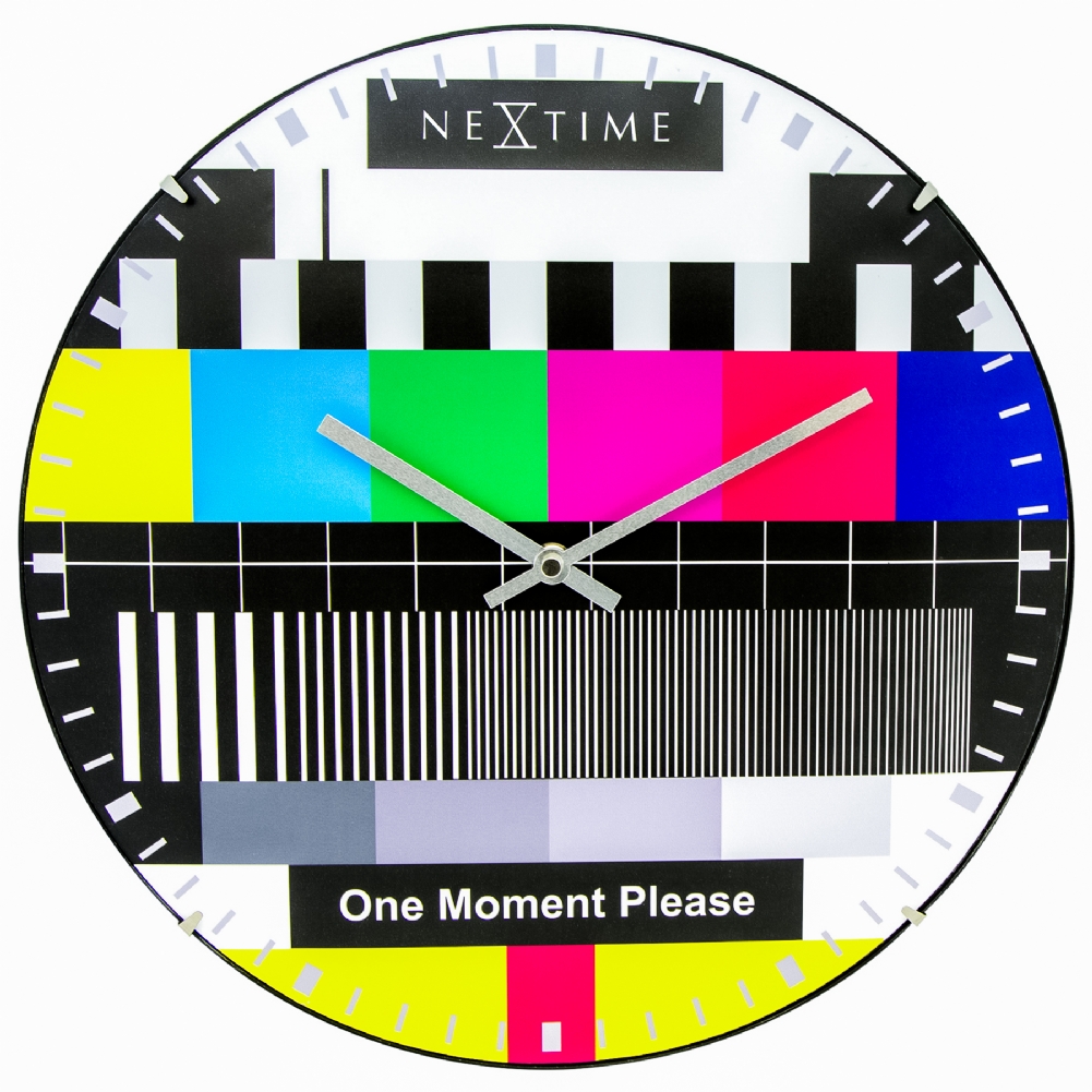 Widdop, Bingham & Co. Ltd Testpage Dome Glass Multicolour Wall Clock