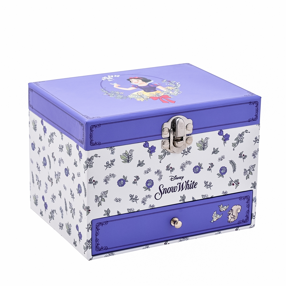 Widdop, Bingham & Co. Ltd White Disney Princess Snow Musical Jewellery Box