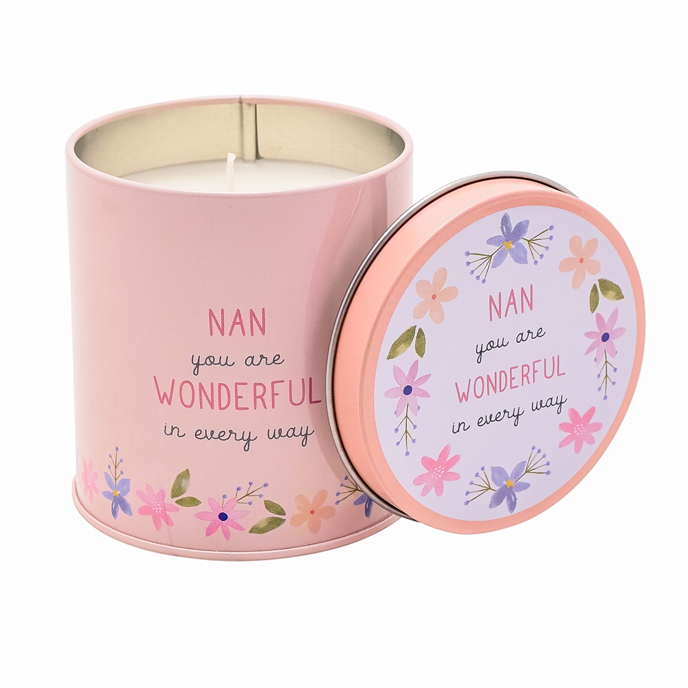 Widdop, Bingham & Co. Ltd Love Life Nan Candle Tin
