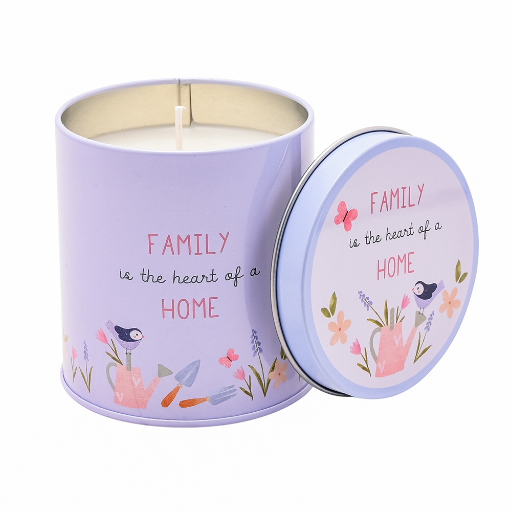 Widdop, Bingham & Co. Ltd Love Life Family Candle Tin