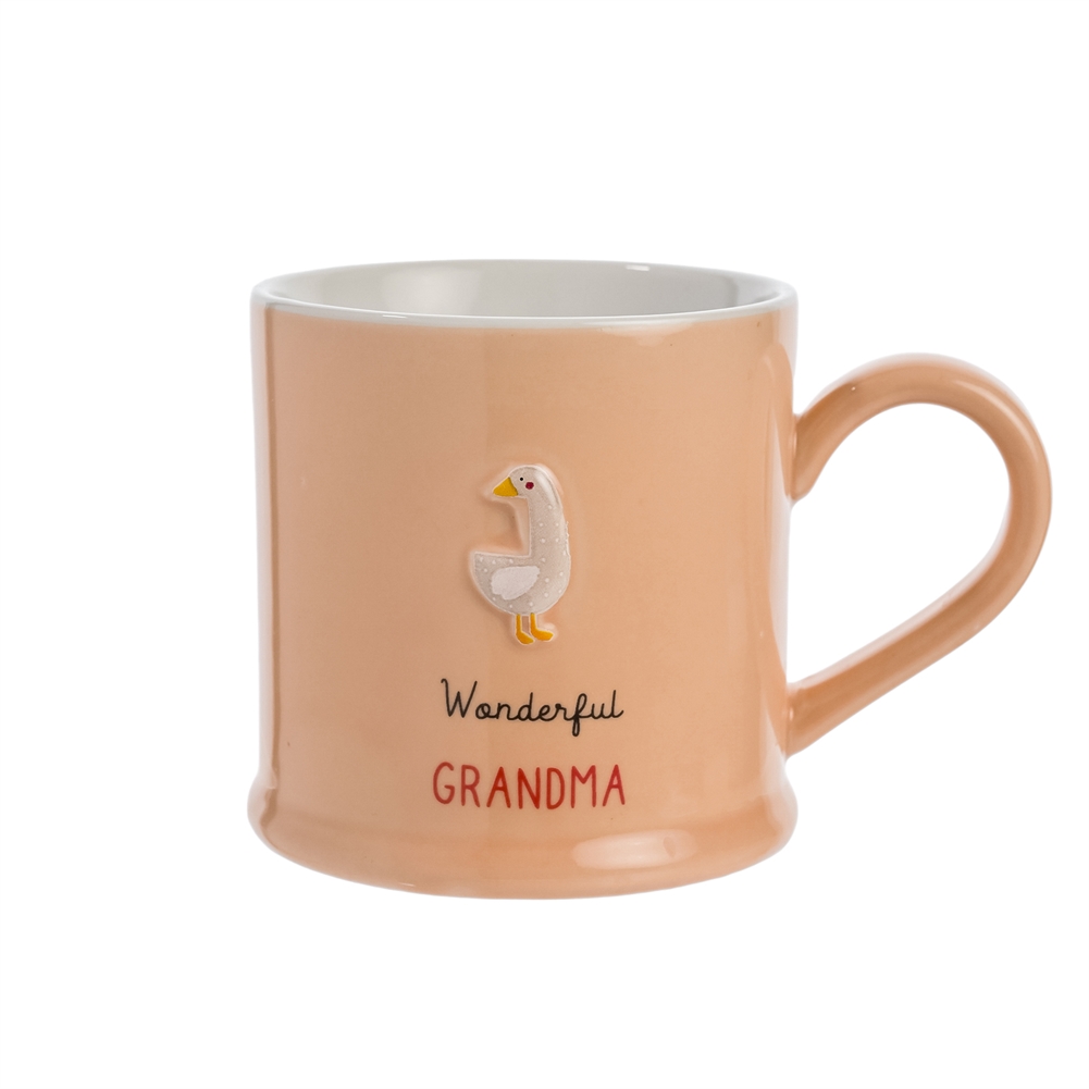 Widdop, Bingham & Co. Ltd Love Life Grandma Embossed Mug