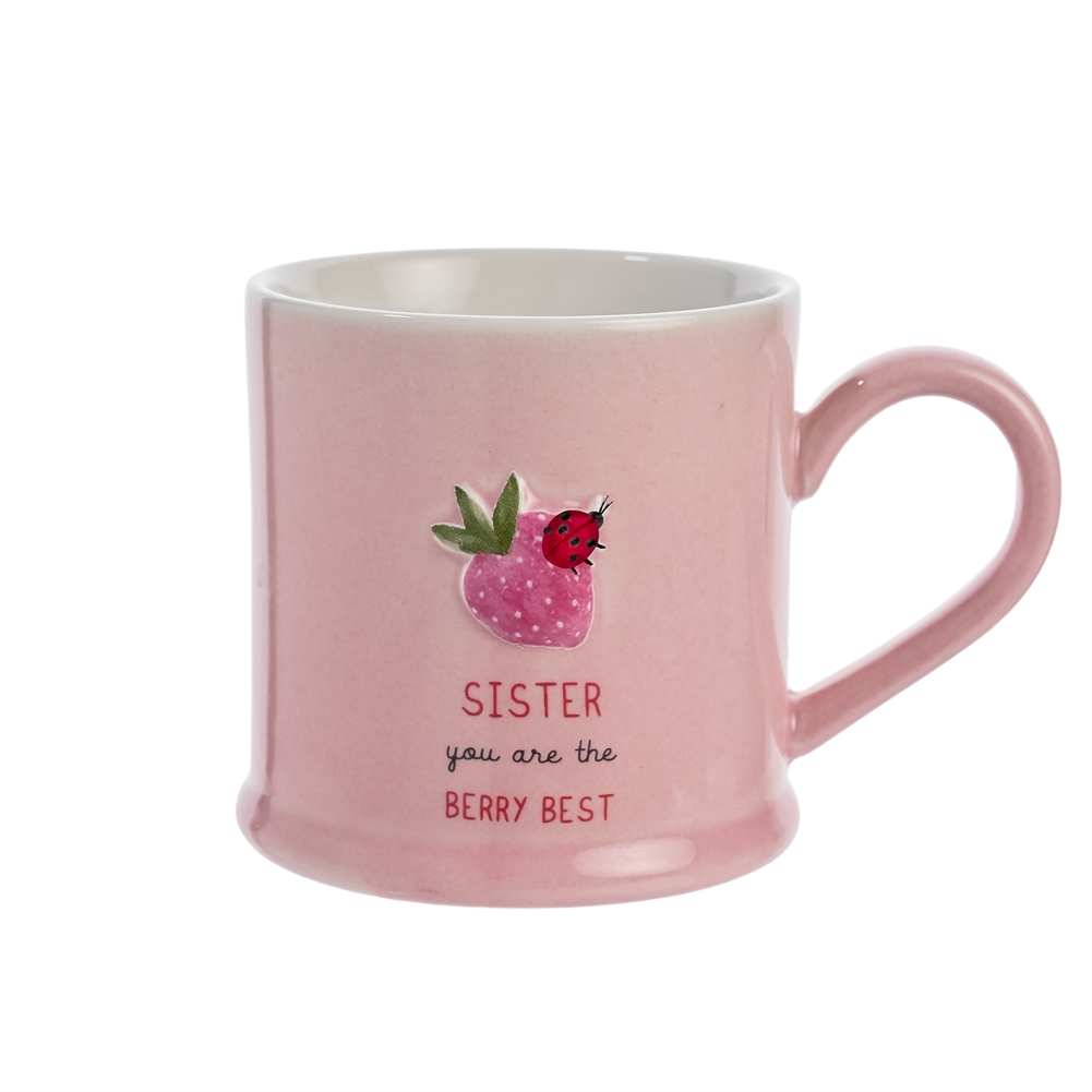 Widdop, Bingham & Co. Ltd Love Life Sister Embossed Mug