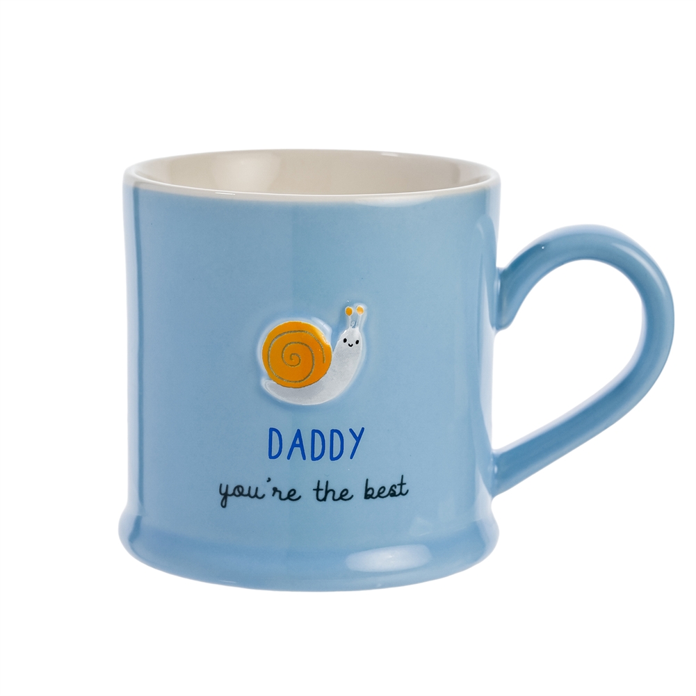 Widdop, Bingham & Co. Ltd Love Life Daddy Embossed Mug