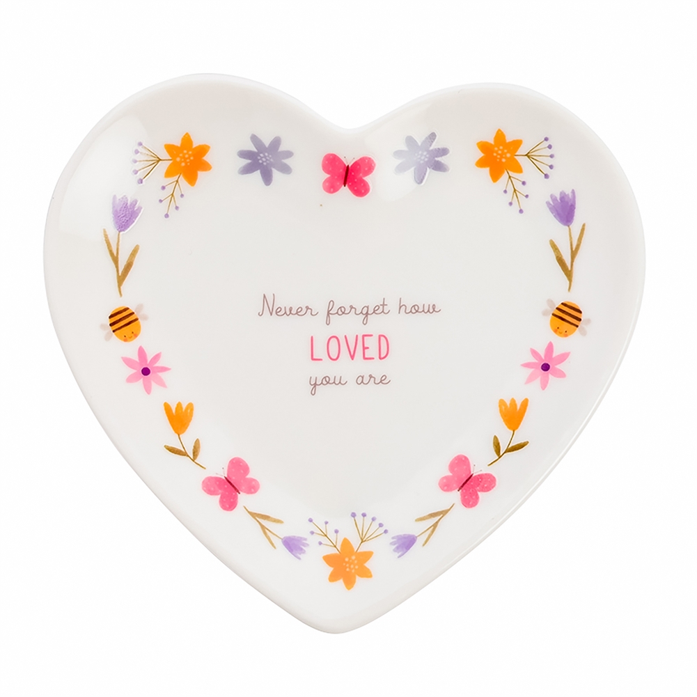 Widdop, Bingham & Co. Ltd Love Life Ceramic "You Are Loved" Trinket Tray