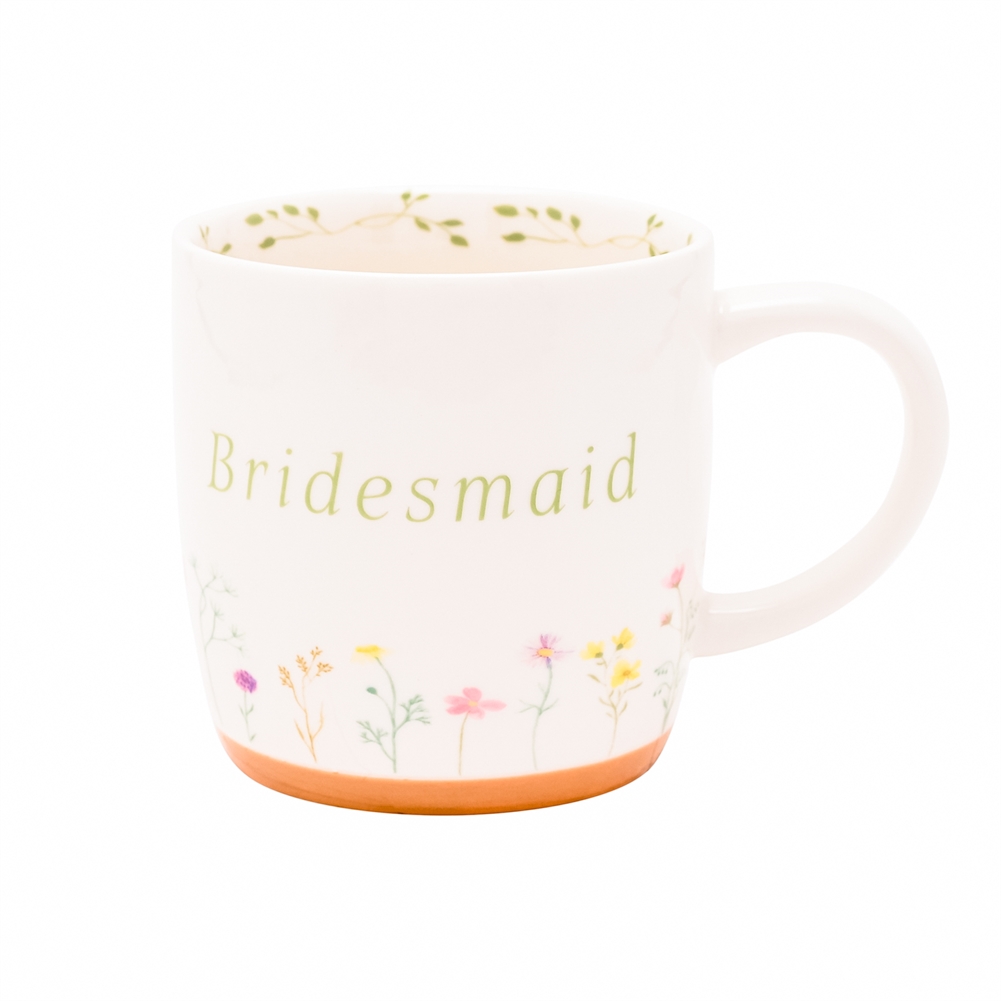 Widdop, Bingham & Co. Ltd White Love Story Bridesmaid Ceramic Mug