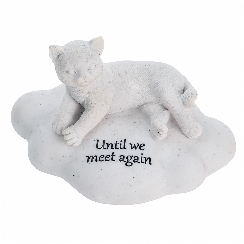 Widdop, Bingham & Co. Ltd White/Black Until We Meet Again" Cat Memorial Cloud