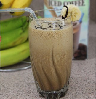 Mocha Covered Banana Smoothie