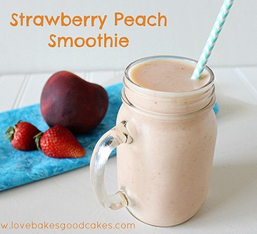 Strawberry Peach Smoothie